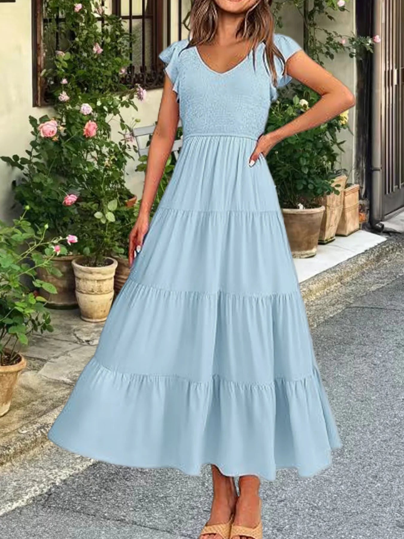 2026 Summer New European and American Women's Fashion Asymmetric Skirt Dress