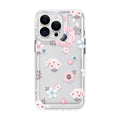 Flower Clear Phone Case For iPhone 16 15 14 13 12 11 Pro Max 16 Plus Bumper Shockproof Hard Cover Cases